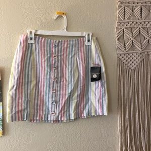 striped cotton candy skirt!
